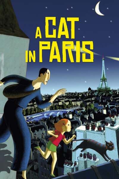 A Cat in Paris animación