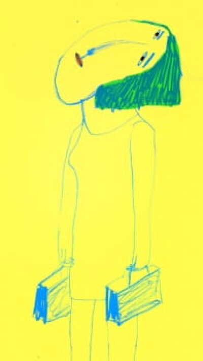 A Woman in a Fashion Building animación