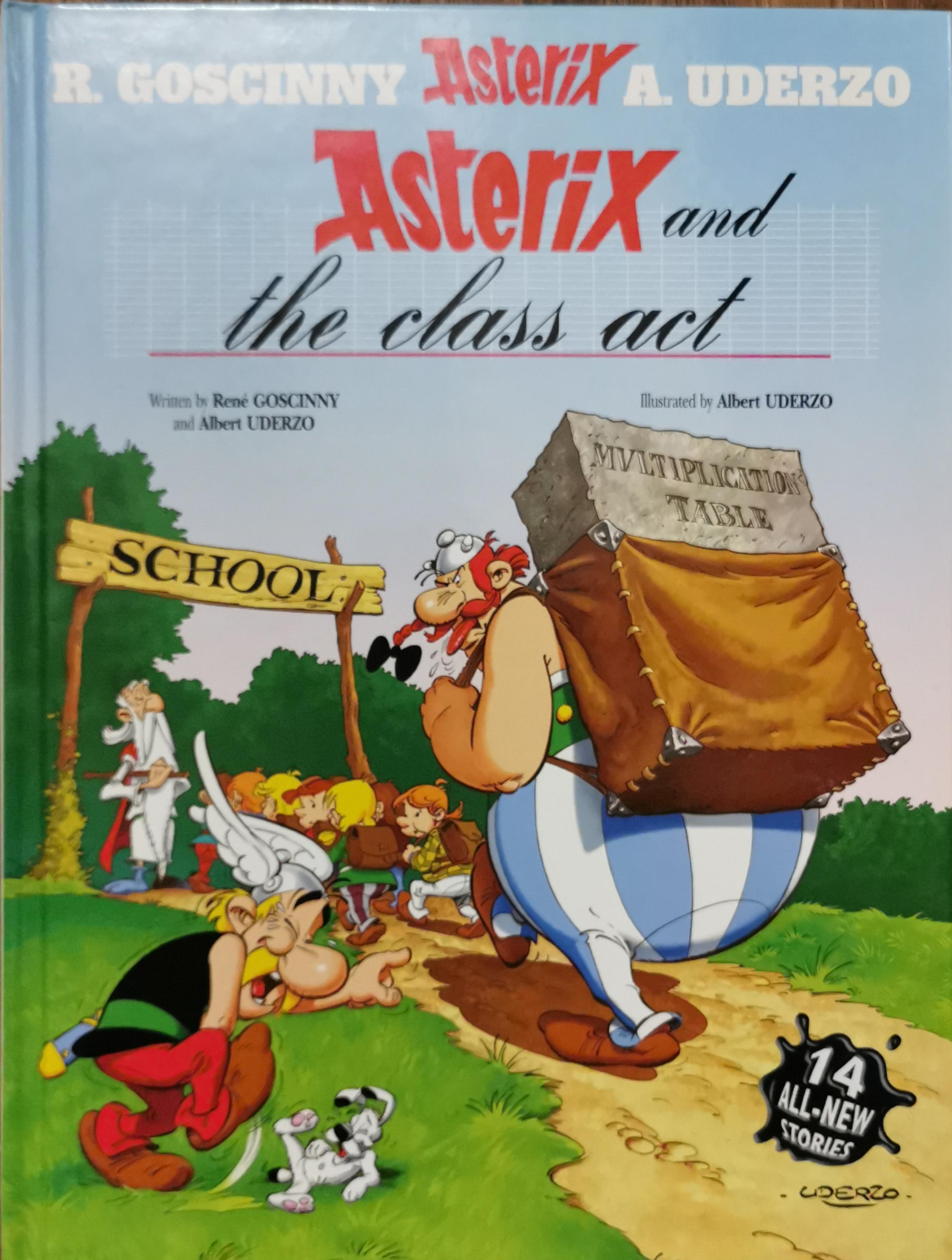 Asterix and the Class Act comic