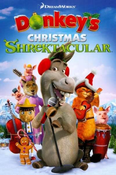 Donkey&#039;s Christmas Shrektacular animación