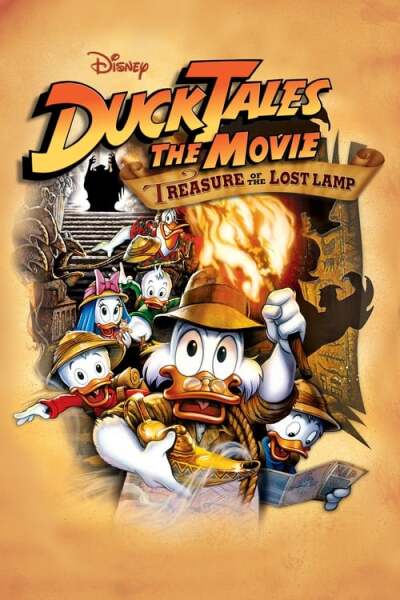 DuckTales: The Movie - Treasure of the Lost Lamp animación