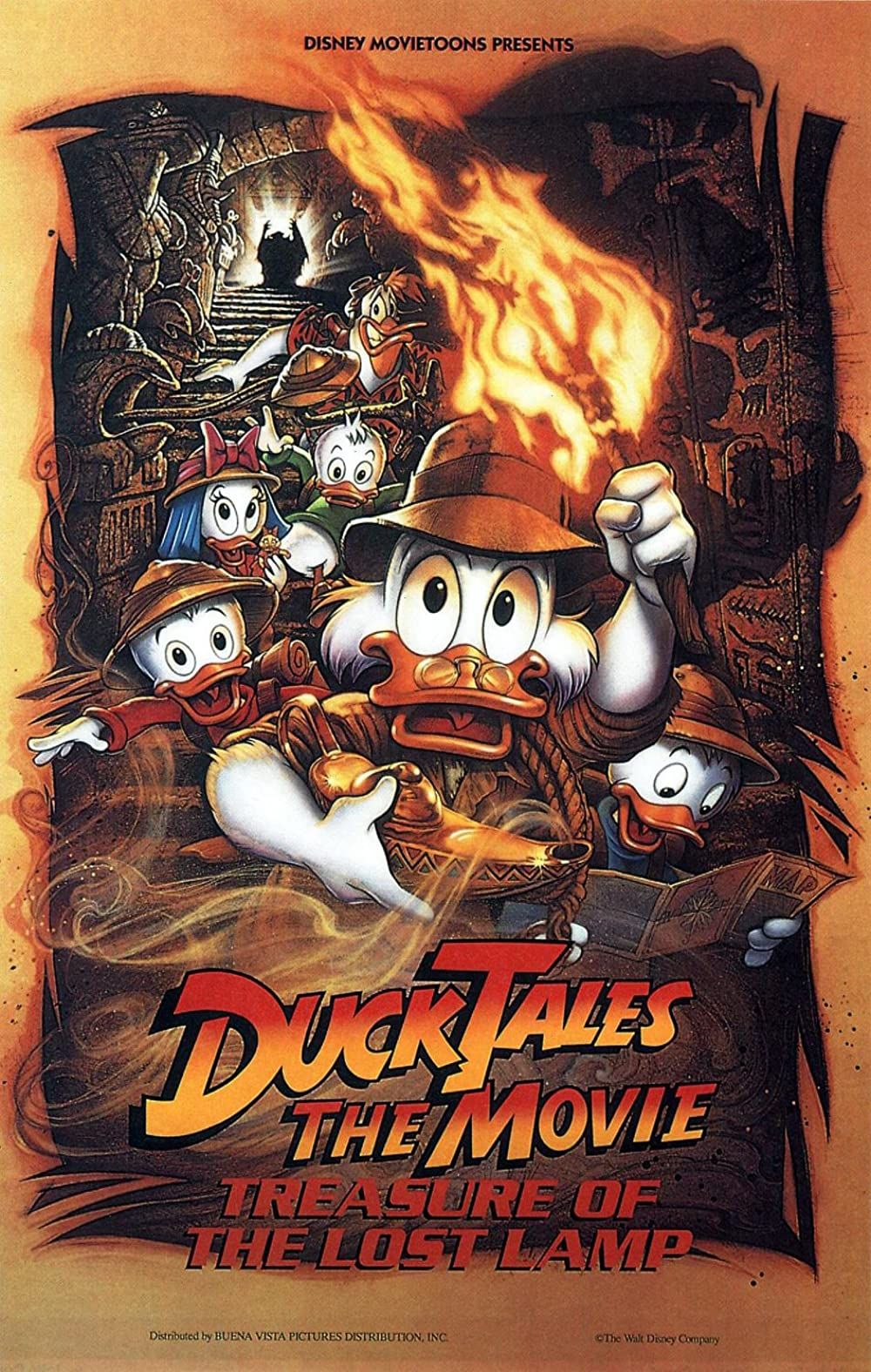 DuckTales the Movie: Treasure of the Lost Lamp animación