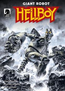 Giant Robot Hellboy comic