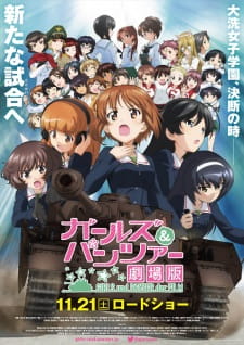 Girls & Panzer Movie animación