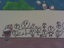 Henohenomoheji (1976) animación