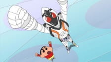 Kamen Rider Fourze x Crayon Shin-chan animación