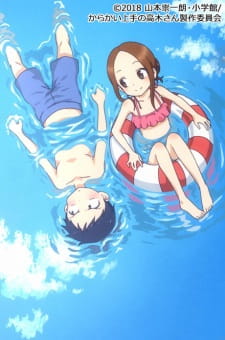 Karakai Jouzu no Takagi-san: Water Slide animación