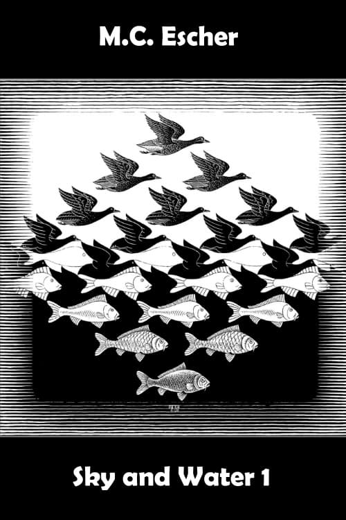 M.C. Escher: Sky and Water 1 animación