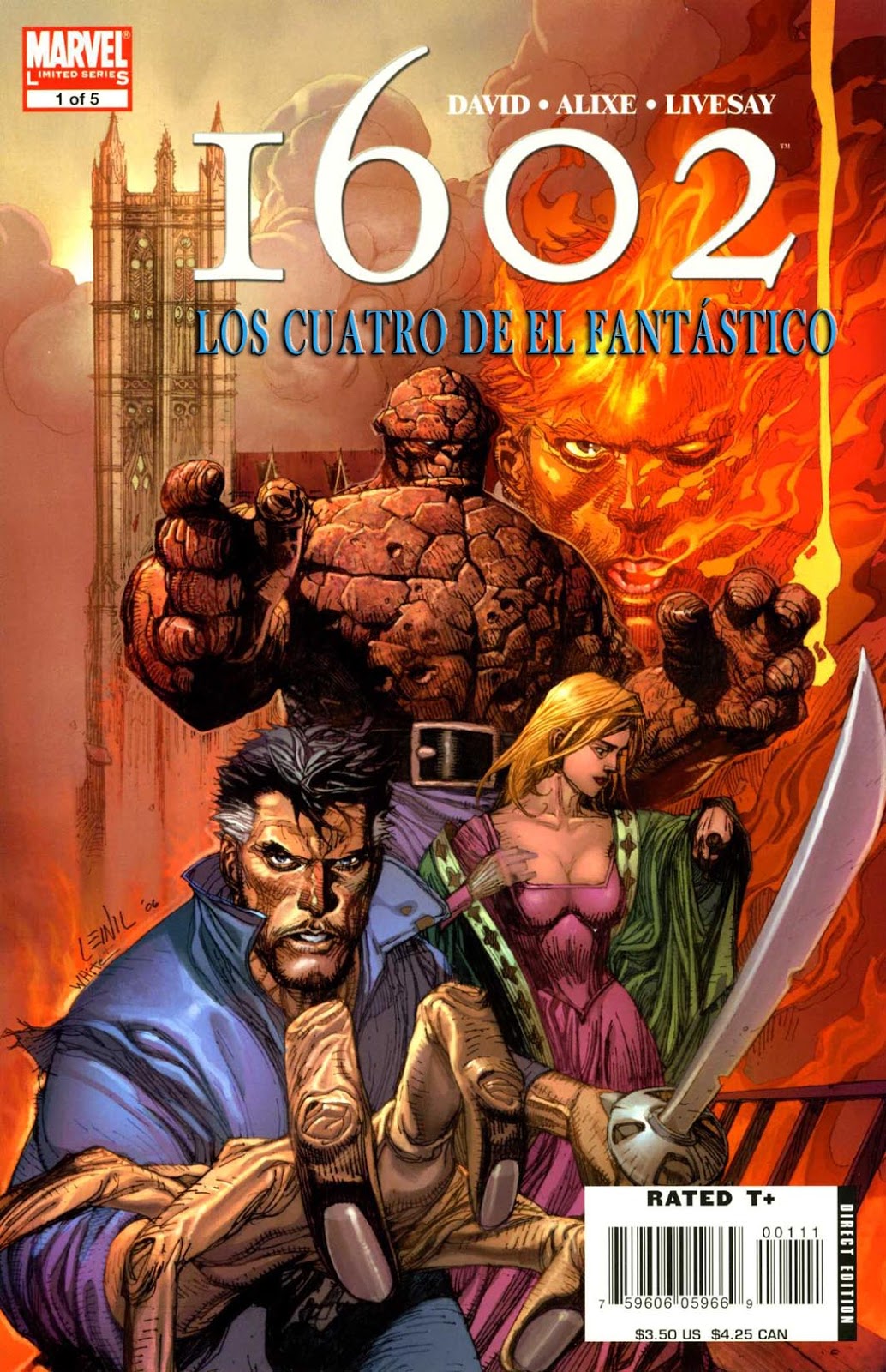 Marvel 1602: Fantastick Four comic