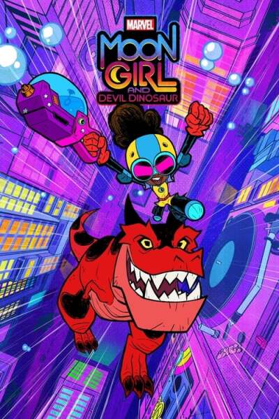 Marvel&#039;s Moon Girl and Devil Dinosaur animación