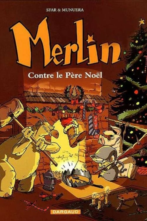 Merlin against Santa Claus animación