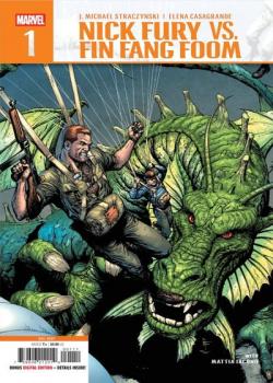 Nick Fury vs. Fin Fang Foom comic