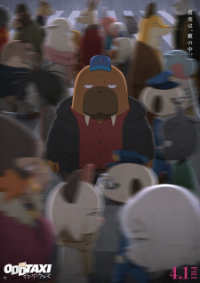 Odd Taxi Movie: In the Woods animación