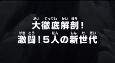 One Piece: Dai Tettei Kaibou! Gekitou! 5-nin no Shin Sedai animación