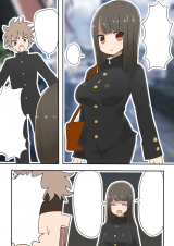 Onnanoko ni Natta Kedo Danshi no Seifuku no Mama Toukou Suru TS Joshi comic