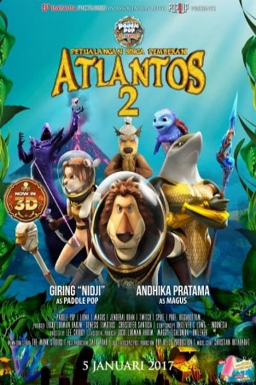 Petualangan Singa Pemberani Atlantos 2 animación