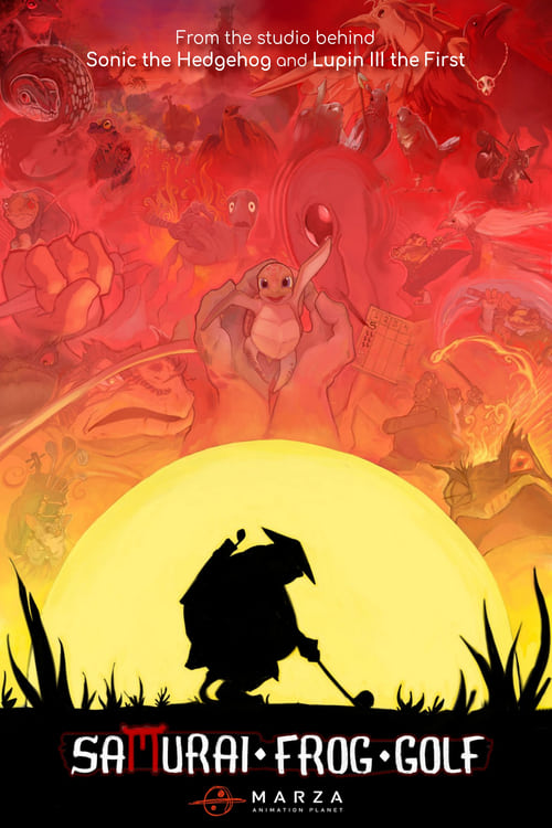 Samurai Frog Golf animación