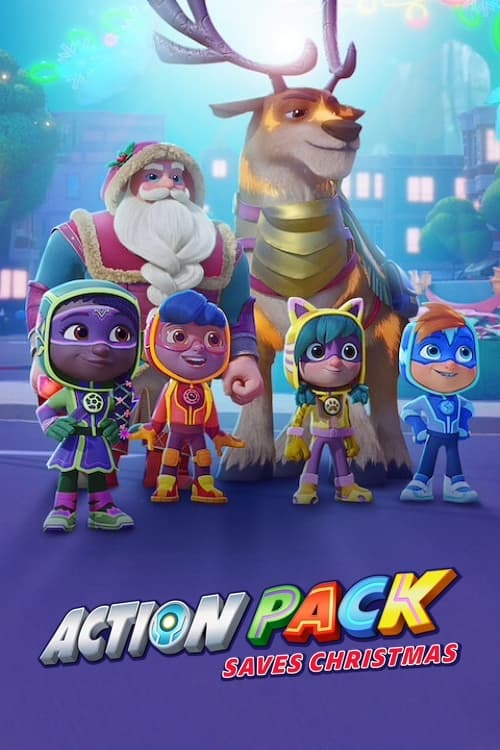The Action Pack Saves Christmas animación