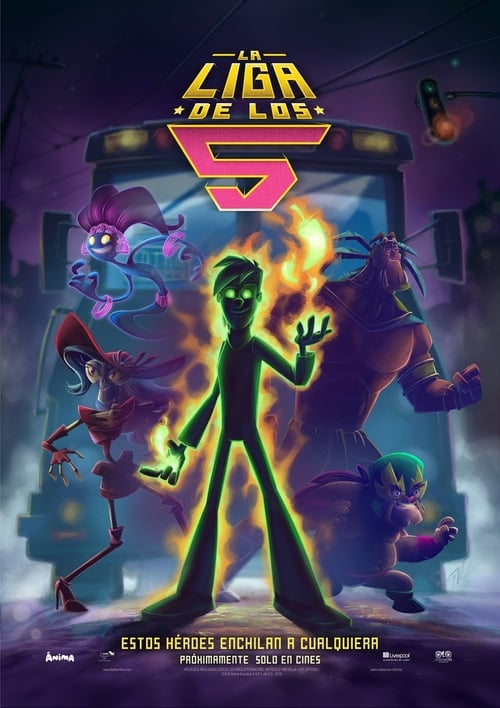 The League of Five animación