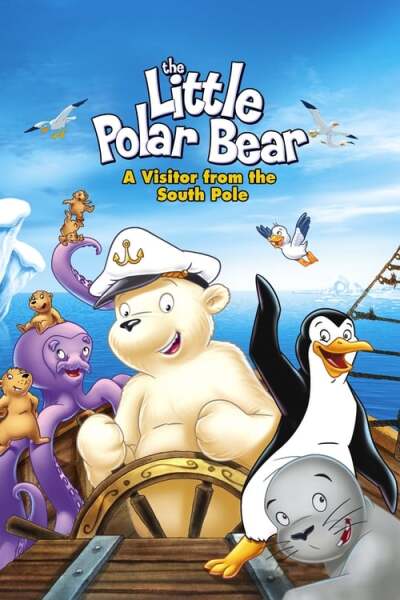The Little Polar Bear: A Visitor from the South Pole animación