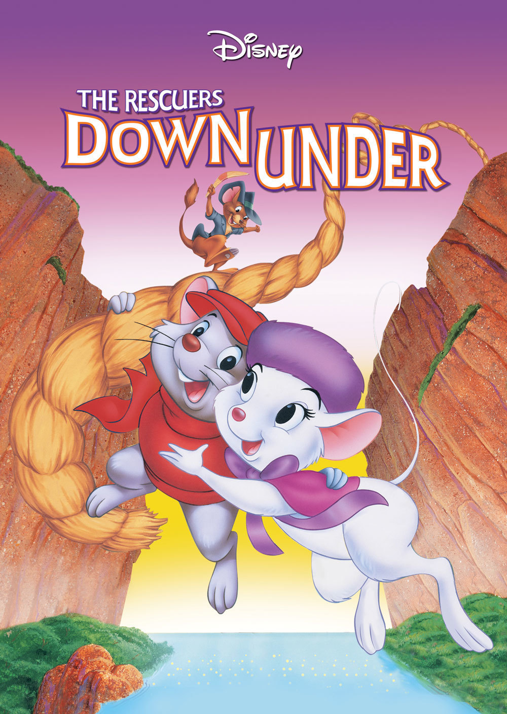 The Rescuers Down Under animación
