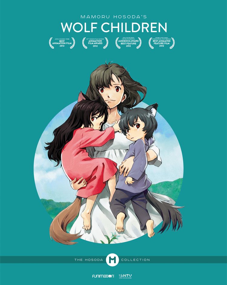 Wolf Children animación